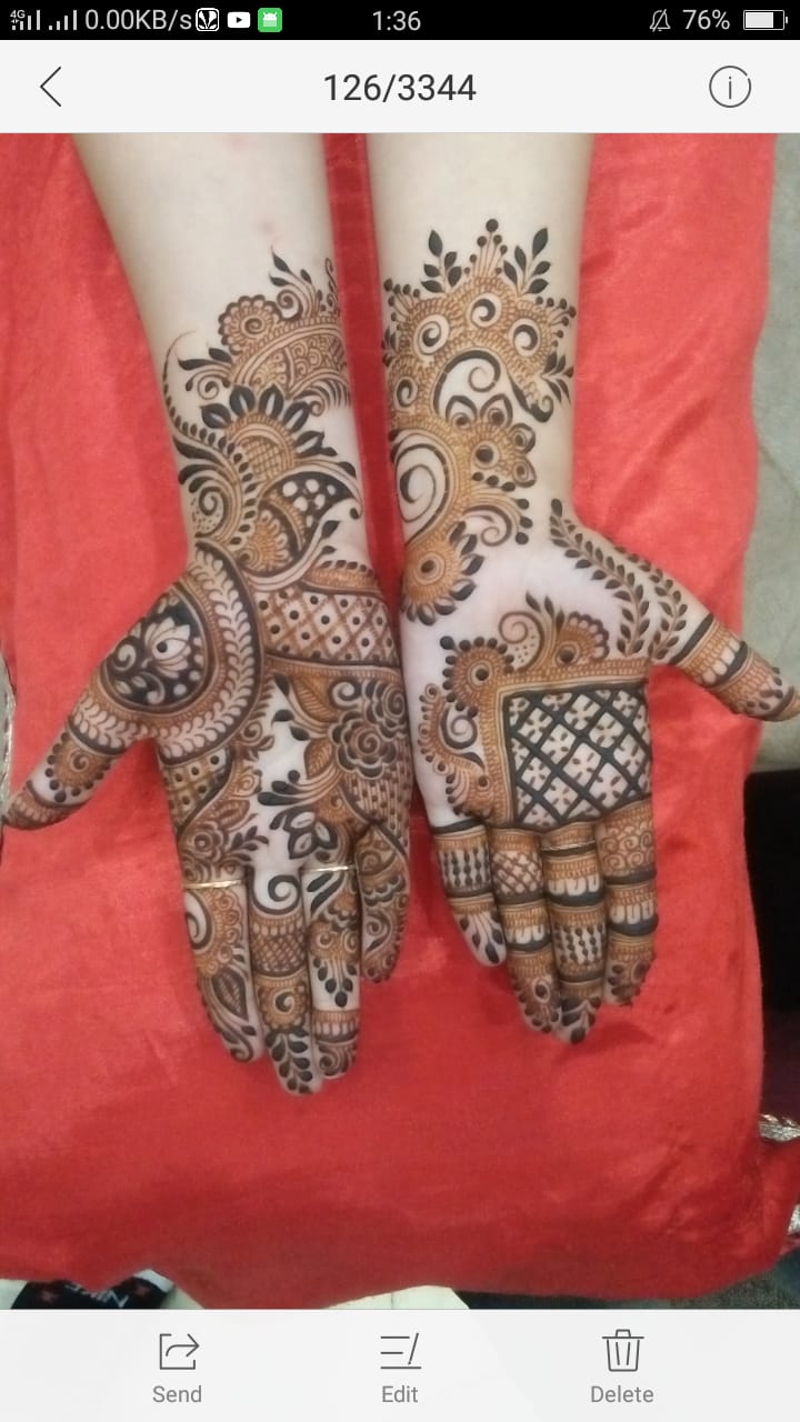 mehendi #hennadesign Learn how to make beautiful bridal mehendi inspire by  mehendi by vibha gala - YouTube